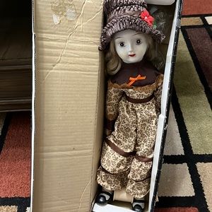 Porcelain 17” doll